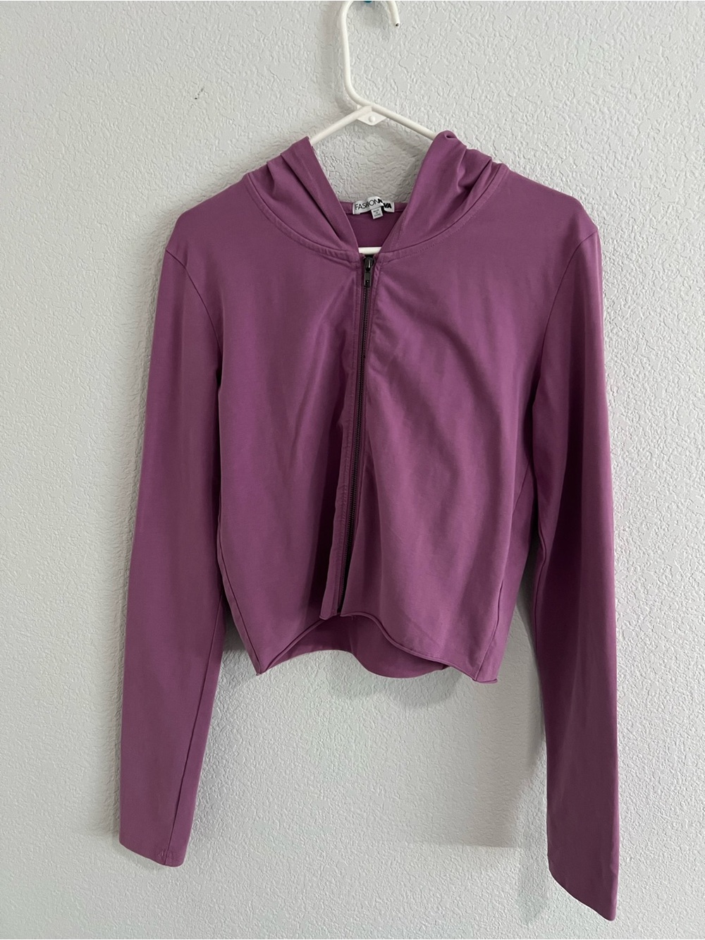 Fashion Nova Lavender Zip Hoodie set